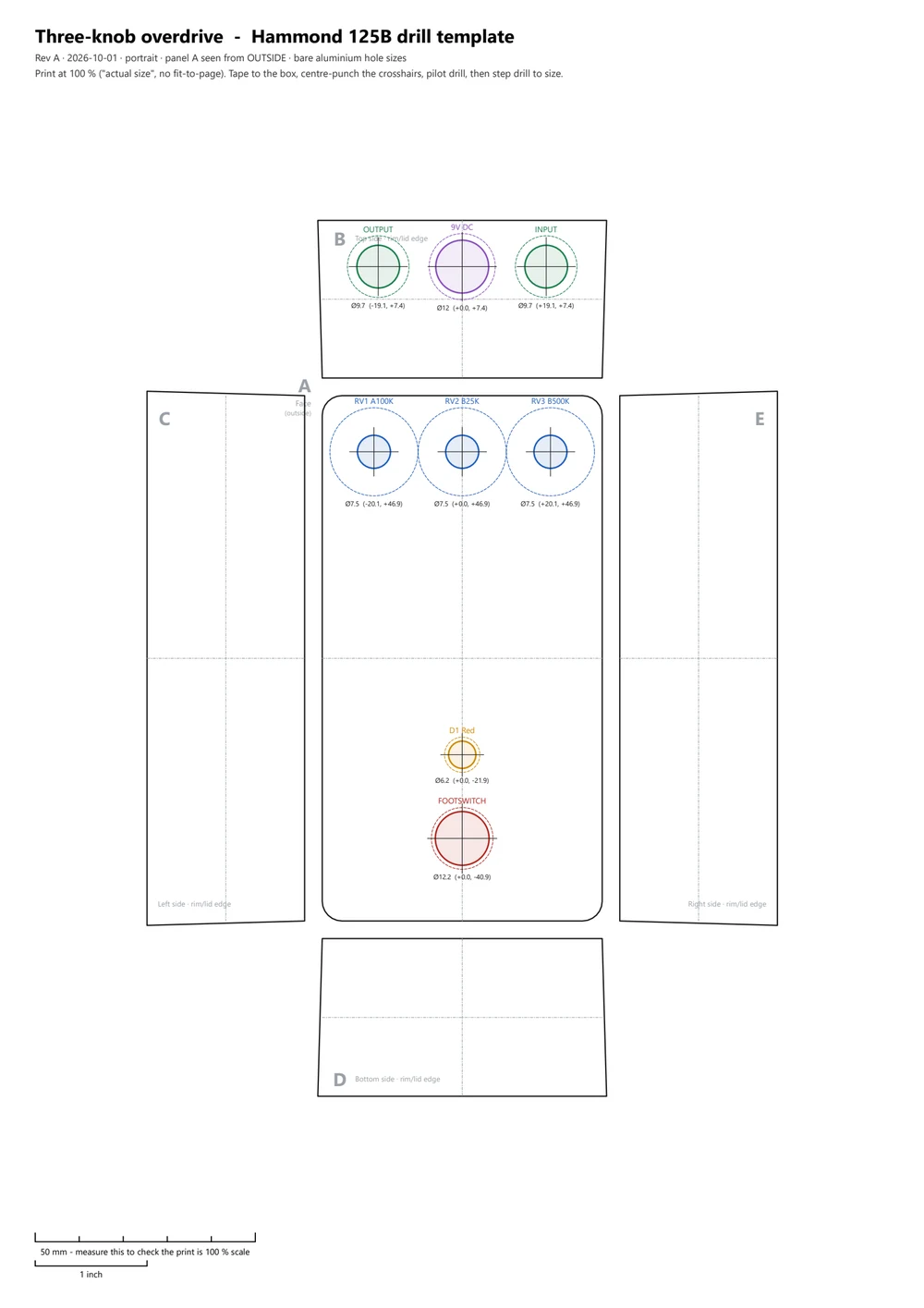 Page 1 of the drill template